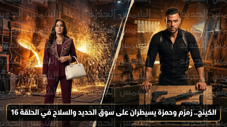 أحداث مثيرة في مسلسل الكينج الحلقة 16 بعد سيطرة زمزم على مصنع الحديد وتصاعد نفوذ حمزة