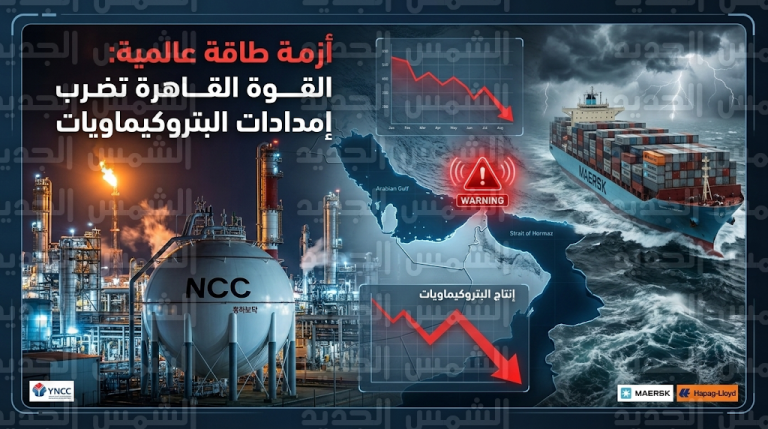 تداعيات إغلاق مضيق هرمز تدفع شركة يوتشون الكورية لتفعيل بند القوة القاهرة وخفض عملياتها الإنتاجية