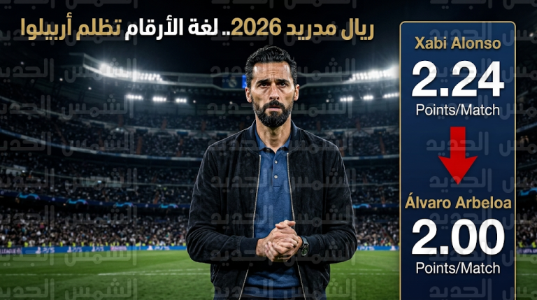 تراجع نتائج ريال مدريد مع أربيلوا مقارنة بحقبة تشابي ألونسو ولغة الأرقام تكشف أزمة البيت الملكي في مارس 2026