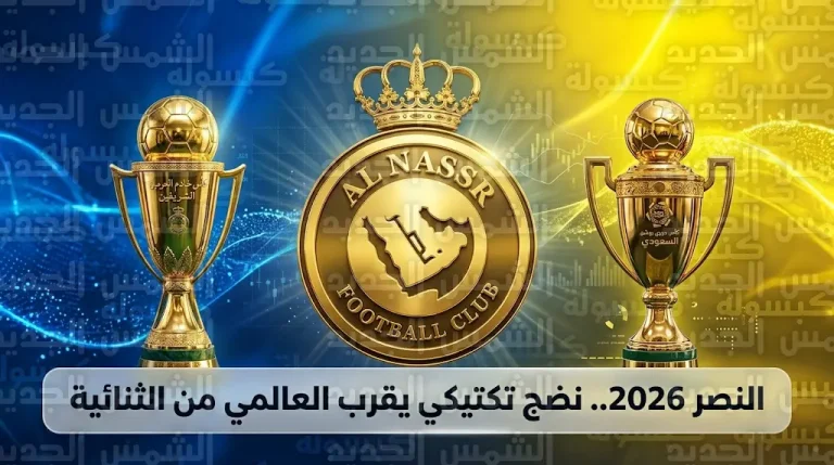 خالد قهوجي: النصر مرشح فوق العادة لحصد ثنائية الدوري والكأس في موسم 2026