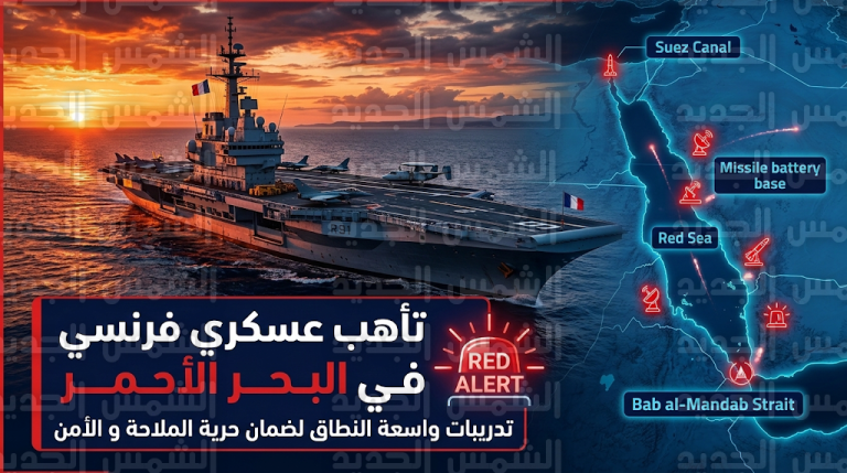 فرنسا تعزز وجودها العسكري في البحر الأحمر وتدرس نقل حاملة الطائرات شارل ديغول لمواجهة التهديدات الإيرانية