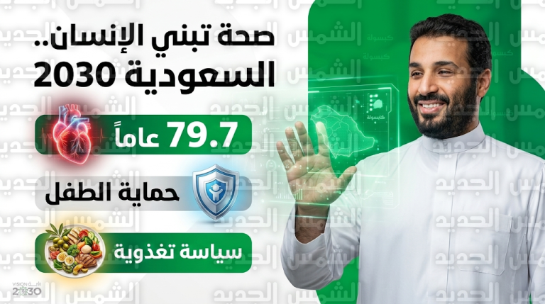 قفزة في متوسط العمر المتوقع بالسعودية إلى 79.7 عاماً مع إقرار سياسات وطنية جديدة للصحة وحماية الطفل
