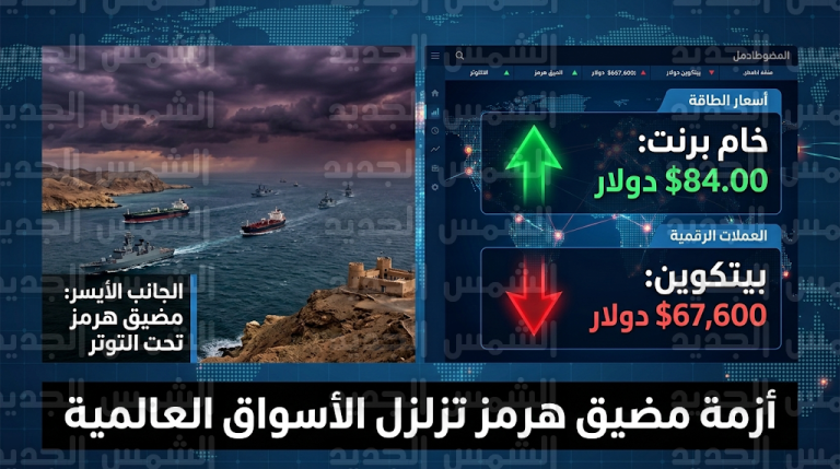 قفزة كبيرة في أسعار النفط وتراجع البيتكوين إثر التصعيد العسكري في مضيق هرمز اليوم الأربعاء 4 مارس 2026