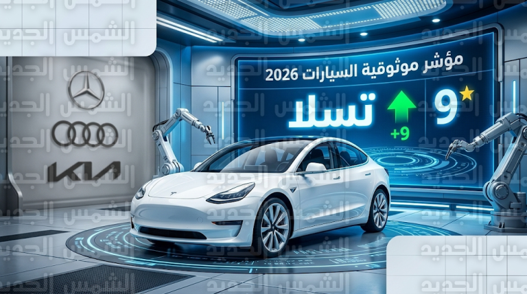 مفاجأة مدوية في قطاع السيارات 2026.. تسلا تتفوق على مرسيدس وأودي في معايير الموثوقية والجودة