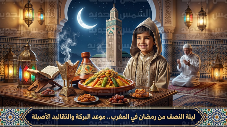 موعد ليلة النصف من رمضان 2026 في المغرب اليوم الثلاثاء 3 مارس